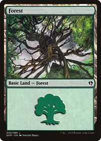 Forest 040 (40) - Duel Decks: Zendikar vs. Eldrazi