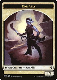 Kor Ally Token (6) - Battle for Zendikar