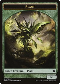 Plant Token (10) - Battle for Zendikar