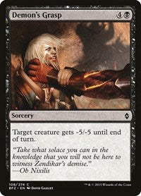 Demons Grasp (108) - Battle for Zendikar