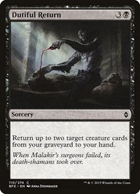 Dutiful Return (110) - Battle for Zendikar