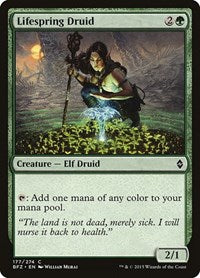 Lifespring Druid (177) - Battle for Zendikar