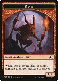 Devil Token (6) - Shadows over Innistrad