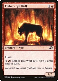 Ember-Eye Wolf (154) - Shadows over Innistrad