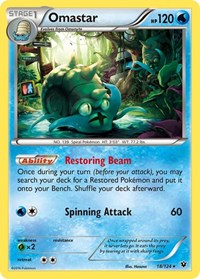 Omastar (18/124) - XY - Fates Collide