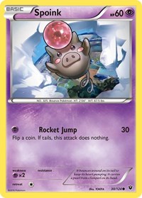 Spoink (30/124) - XY - Fates Collide