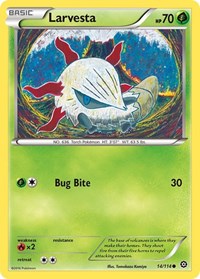 Larvesta (14/114) - XY - Steam Siege
