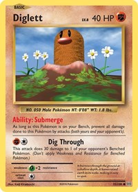 Diglett (55/108) - XY - Evolutions