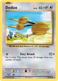 Doduo (69/108) - XY - Evolutions