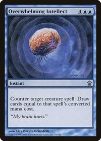 Overwhelming Intellect (51) - Saviors of Kamigawa