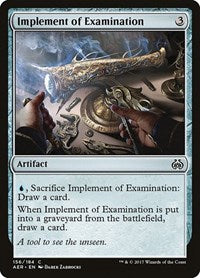 Implement of Examination (156) - Aether Revolt