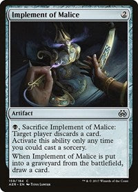 Implement of Malice (159) - Aether Revolt
