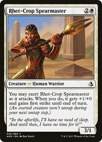 Rhet Crop Spearmaster (26) - Amonkhet