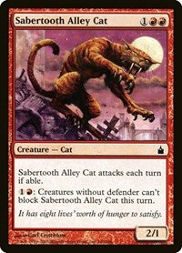 Sabertooth Alley Cat (140) - Ravnica: City of Guilds