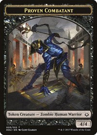 Proven Combatant Token (5) - Hour of Devastation