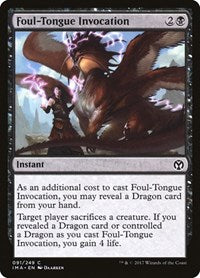 Foul Tongue Invocation (91) - Iconic Masters