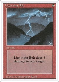 Lightning Bolt (162) - Revised Edition