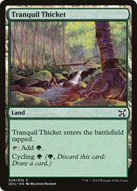 Tranquil Thicket (29) - Duel Decks: Elves vs. Inventors