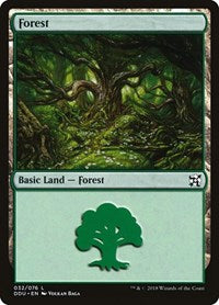 Forest 032 (32) - Duel Decks: Elves vs. Inventors