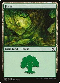 Forest 033 (33) - Duel Decks: Elves vs. Inventors