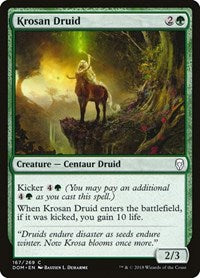 Krosan Druid (167) - Dominaria