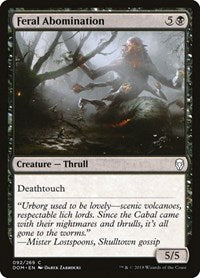 Feral Abomination (92) - Dominaria
