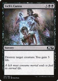 Lichs Caress (105) - Core Set 2019