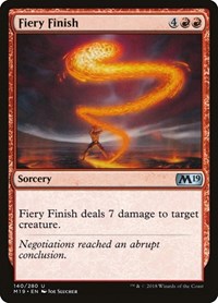 Fiery Finish (140) - Core Set 2019