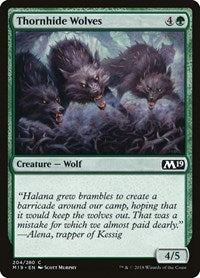 Thornhide Wolves (204) - Core Set 2019