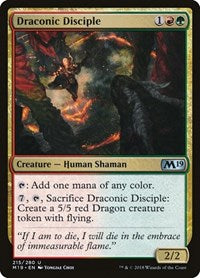 Draconic Disciple (215) - Core Set 2019