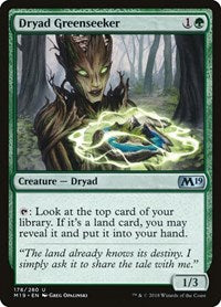 Dryad Greenseeker (178) - Core Set 2019