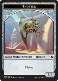 Thopter 025 Servo Double Sided Token (25 // 24) - Commander 2018
