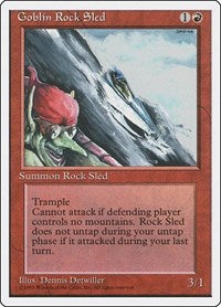 Goblin Rock Sled (199) - Fourth Edition