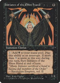 Initiates of the Ebon Hand Foglio (39c) - Fallen Empires