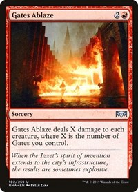 Gates Ablaze (102) - Ravnica Allegiance