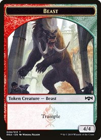 Beast Token (8) - Ravnica Allegiance