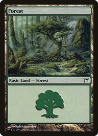 Forest 304 (304) - Champions of Kamigawa