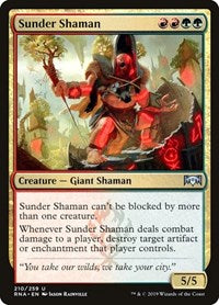 Sunder Shaman (210) - Ravnica Allegiance