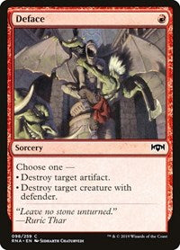 Deface (98) - Ravnica Allegiance