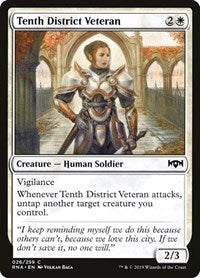 Tenth District Veteran (26) - Ravnica Allegiance