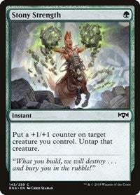 Stony Strength (143) - Ravnica Allegiance