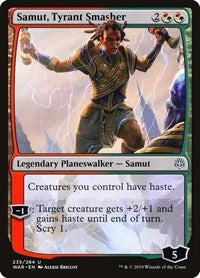 Samut Tyrant Smasher (235) - War of the Spark