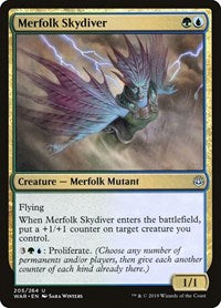 Merfolk Skydiver (205) - War of the Spark