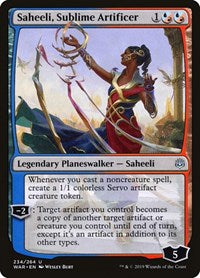 Saheeli Sublime Artificer (234) - War of the Spark