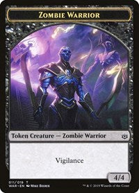 Zombie Warrior Token (11) - War of the Spark