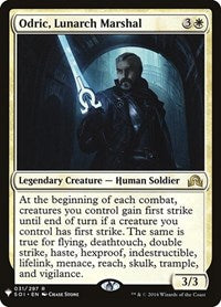 Odric, Lunarch Marshal (031/297) - The List Reprints