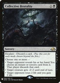 Collective Brutality (085/205) - The List Reprints