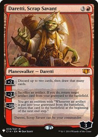 Daretti, Scrap Savant (C14) (033/337) - The List Reprints