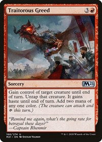 Traitorous Greed (166) - Core Set 2021