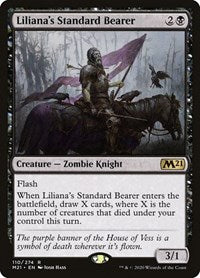 Lilianas Standard Bearer (110) - Core Set 2021